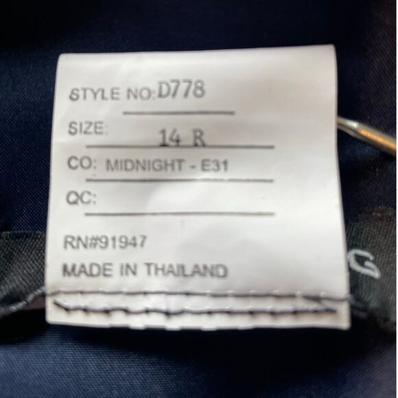 Alfred Sung NWT Gown Maxi Dress NWT Satin V-Neck Pockets D778 Midnight Sz 14 - Picture 6 of 11